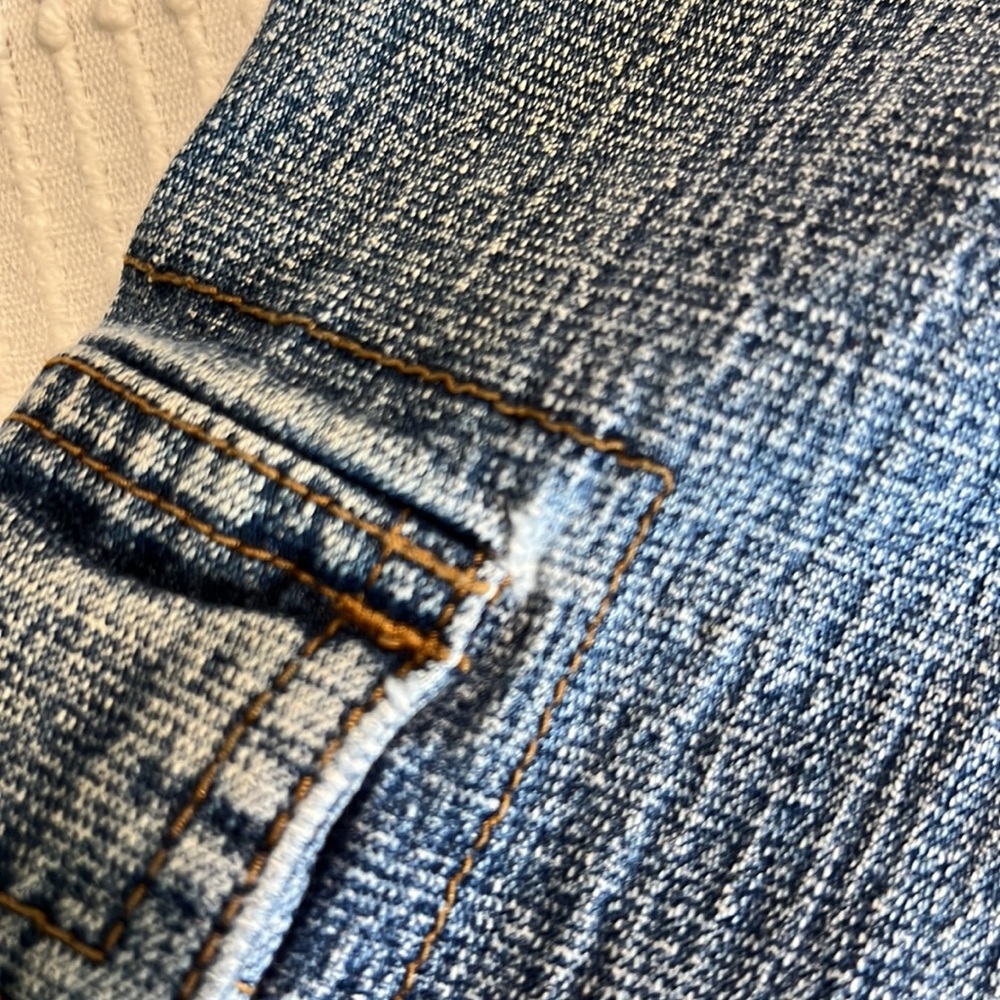 Vintage Denim Capris Jean Girls 8 Slim Arizona Jean Company Cropped - Picture 12 of 14